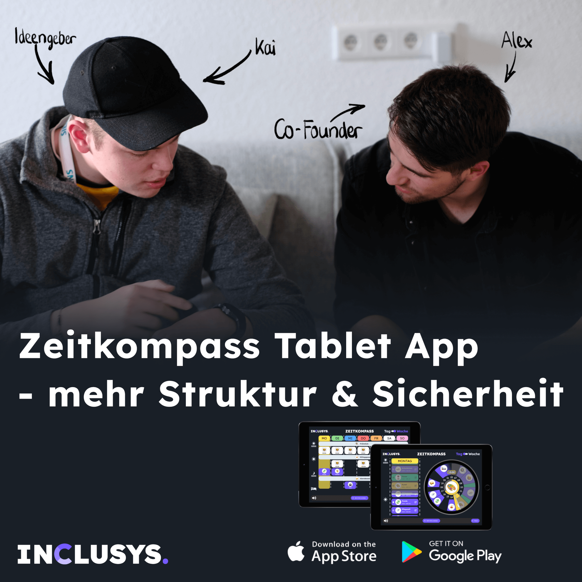Teitkompass Tablet App - Mehr Struktur und Sicherheit